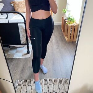 Nike Dri-fit Black 7/8th Length Leggings — Women’s XS